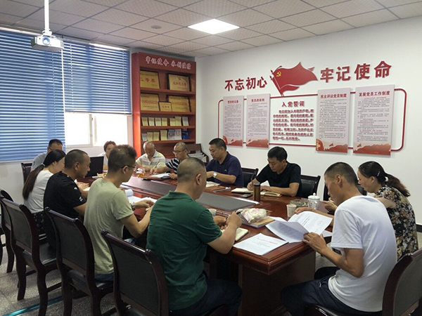 忠縣分公司黨支部召開“不忘初心、牢記使命”專題組織生活會和民主評議黨員.jpg